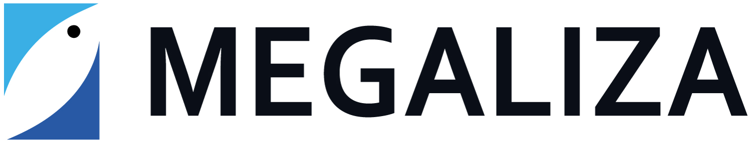 Isotipo junto al logotipo de Megaliza